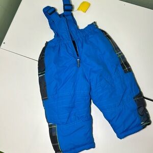 Blue boys Infant snowpants size 12 months winter outdoor snow pants